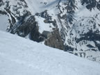 descente du Pigne d'Arolla et cabane des Vignettes