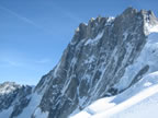 Travers&eacute;e de la br&egrave;che Puiseux : glacier du mont mallet