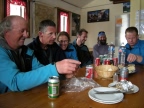 Au refuge Ad�le Planchard pendant le raid � skis du Tour de la Meije