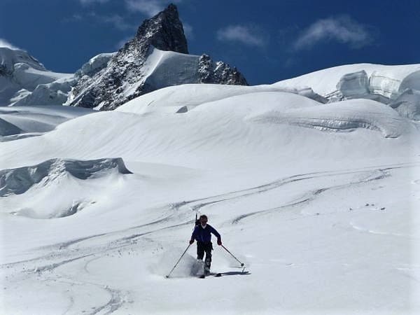 Guide ski breche puiseux chamonix