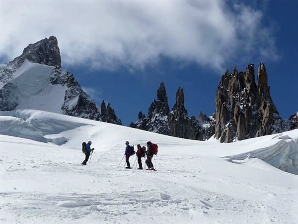 Guide ski breche puiseux chamonix