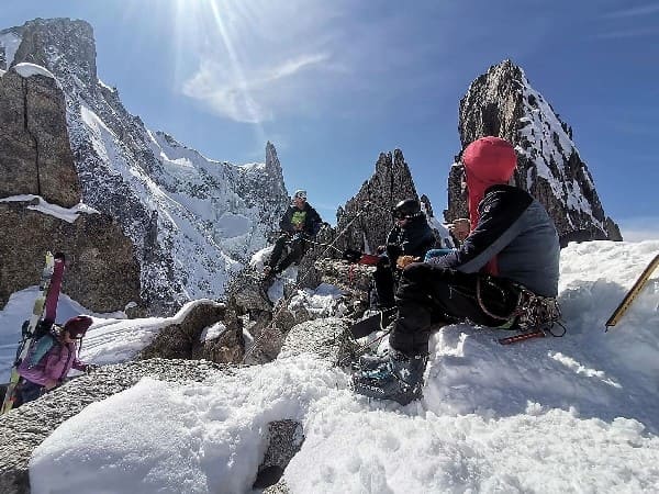 Guide ski breche puiseux chamonix