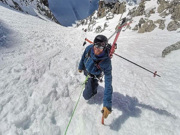 Guide ski breche puiseux chamonix