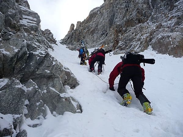 Guide ski breche puiseux chamonix