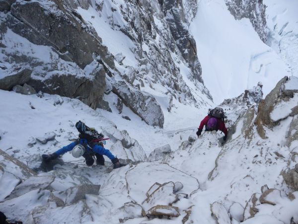 Guide ski breche puiseux chamonix