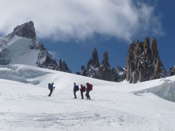 Guide ski breche puiseux chamonix