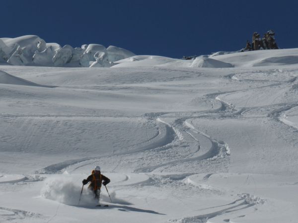 Guide ski breche puiseux chamonix