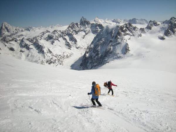 Guide raid skis Arolla Zermatt