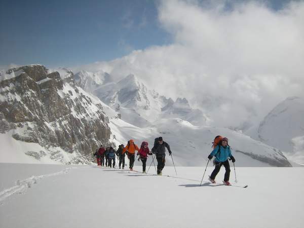 Guide raid ski initiation Wildstrubel