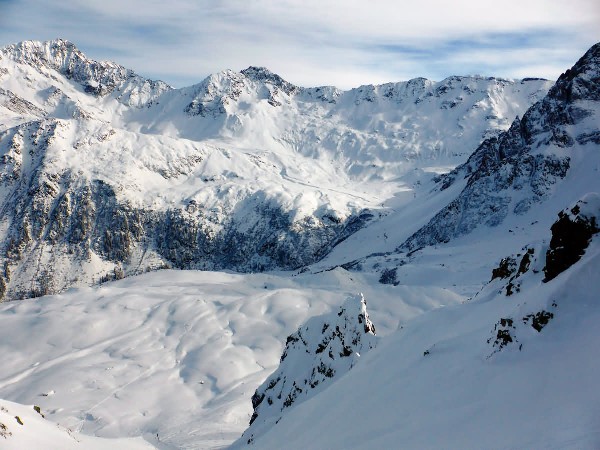 Raid à skis de 4 jours dans le Haut Val Montjoie