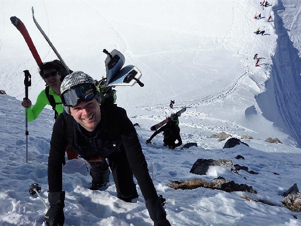 Raid à skis de 4 jours dans le Haut Val Montjoie