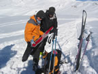 Ski de randonnée au col de la Cicle