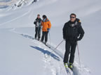 Ski de randonnée au col de la Cicle