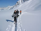 Ski de randonnée au col de la Cicle