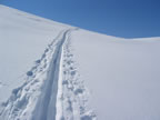 Ski de randonnée au col de la Cicle