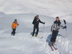 Ski de randonnée au col de la Cicle