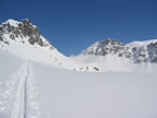 Ski de randonnée au col de la Cicle