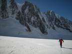 Ski de randonnée au col d'Argentière
