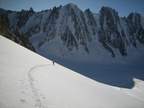 Ski de randonnée au col d'Argentière
