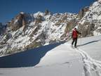 Ski de randonnée au col d'Argentière