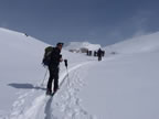 Raid à ski Gemmi - Wildstrubel : descente du Wildstrubel sur Engstligenalp par l'Ammertengletscher