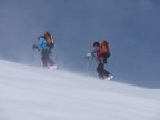 Raid à ski Gemmi - Wildstrubel : descente du Wildstrubel sur Engstligenalp par l'Ammertengletscher
