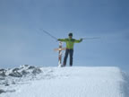Raid à ski Gemmi - Wildstrubel : descente du Wildstrubel sur Engstligenalp par l'Ammertengletscher