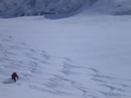 Raid à ski Gemmi - Wildstrubel : descente du Wildstrubel sur Engstligenalp par l'Ammertengletscher