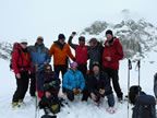 Raid à ski Gemmi - Wildstrubel : descente du Wildstrubel sur Engstligenalp par l'Ammertengletscher