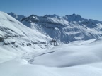 Ski de randonnée aux Contamines - col de la Cicle col des Chasseurs