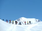 Ski de randonnée aux Contamines - col de la Cicle col des Chasseurs
