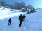 Ski de randonnée aux Contamines - col de la Cicle col des Chasseurs