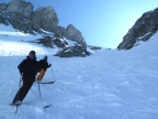 Ski de randonnée aux Contamines - col de la Cicle col des Chasseurs