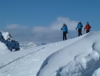 Ski de randonnée aux Contamines - col de la Cicle col des Chasseurs