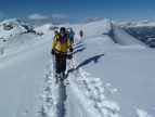 Ski de randonnée aux Contamines - col de la Cicle col des Chasseurs