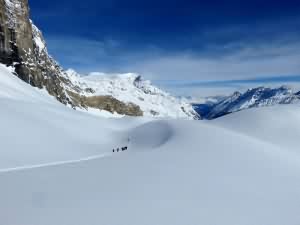 Raid à ski dans le Val de Rhêmes
