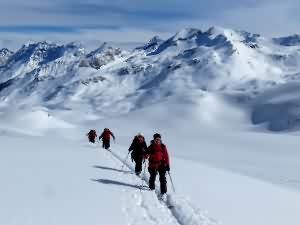 Raid à ski dans le Val de Rhêmes